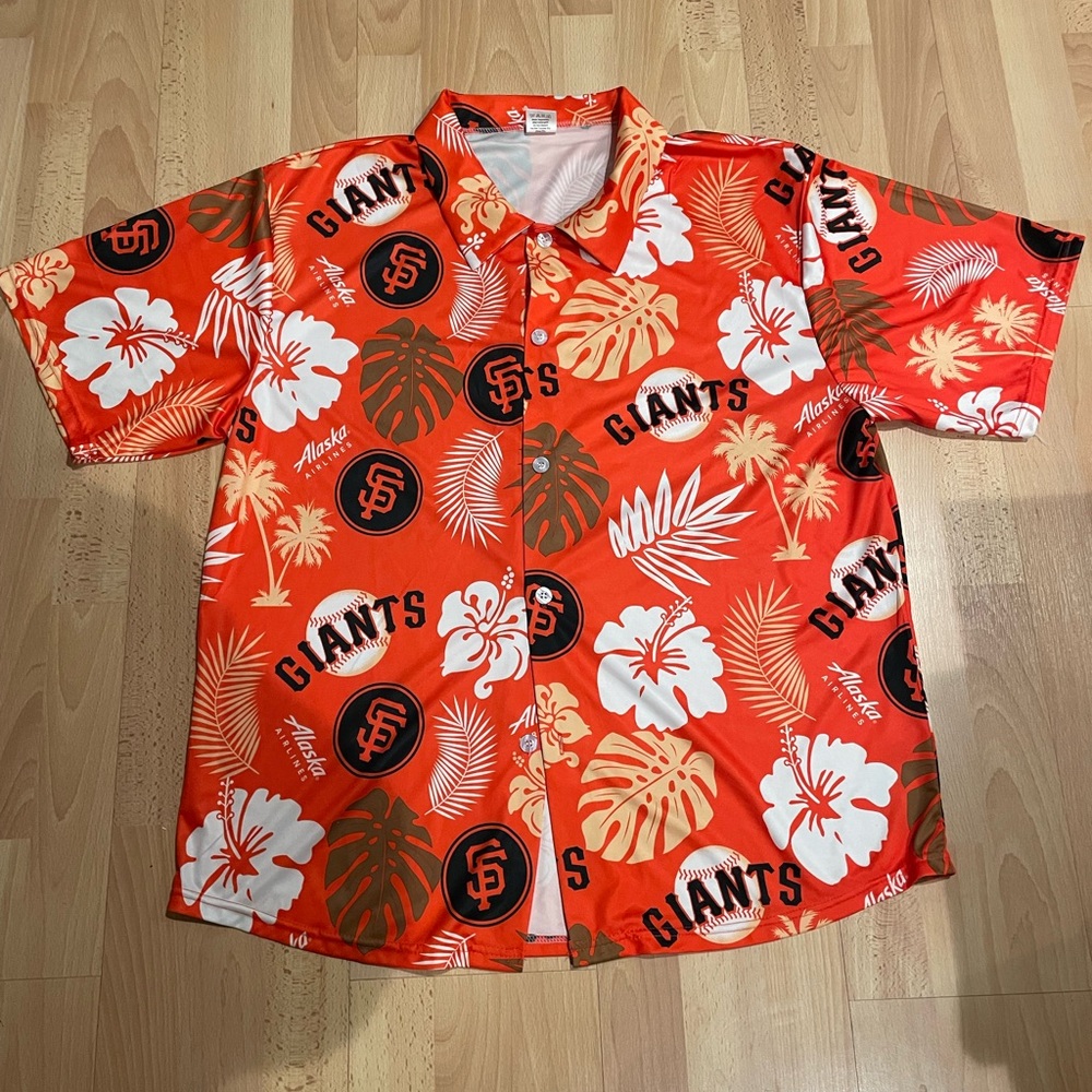 SF Giants Aloha Shirt XL